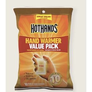 HOTHANDS Hand Warmer Value Pack.. 10 pairs of hand warmers